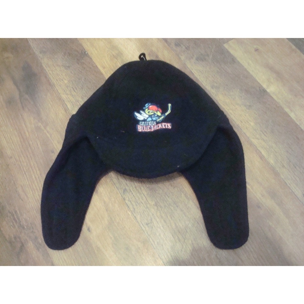 YOUTH BLUE JACKETS‎   BEANIE KNIT TOBOGGAN HAT CAP VINTAGE DEADSTOCK 04